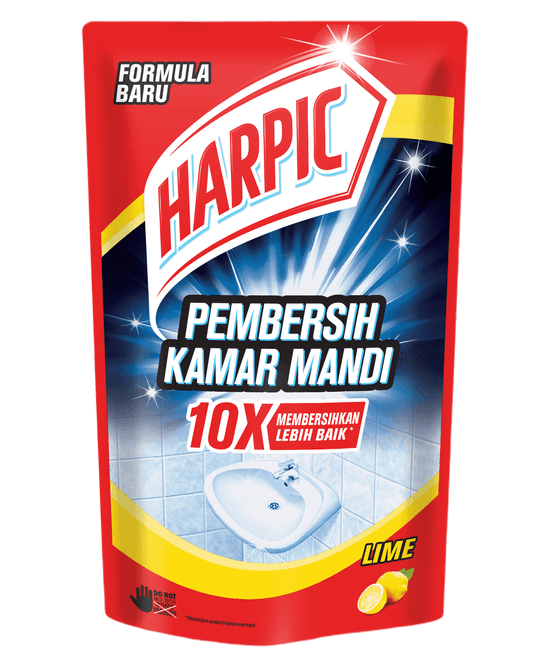 Harpic Pembersih Kamar Mandi - Lime Pouch 400ml